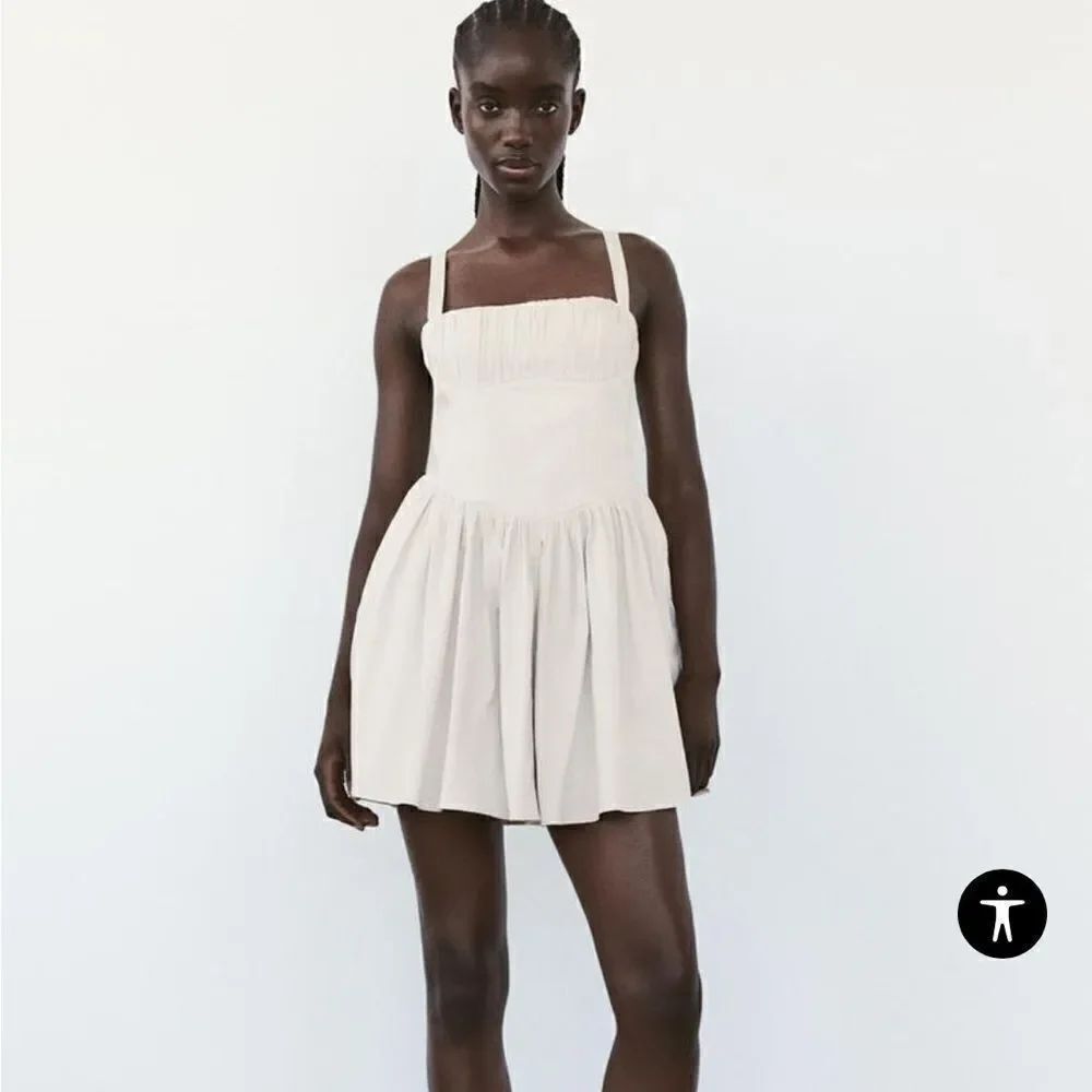 Zara GATHERED SHORT DRESS